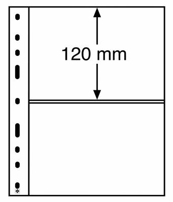 10 Feuilles transparentes à 2 poches Optima 2C Leuchtturm 309942