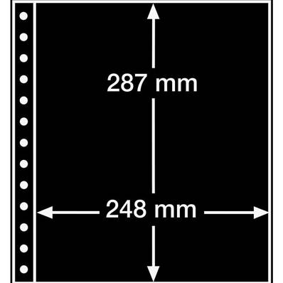 1 Feuille R1S 1 bande fond noir Leuchtturm 335153