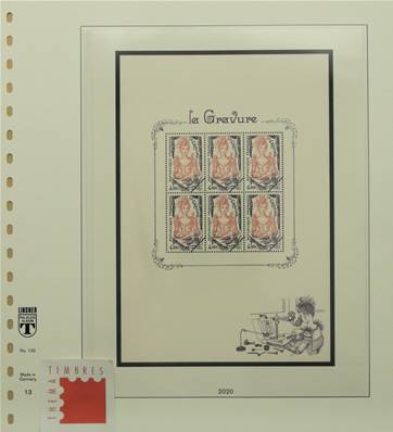 Feuilles France Blocs Speciaux 2020 à 2021 LINDNER T T132-20BS