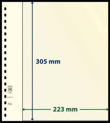 10 feuilles neutres LINDNER T 802112P