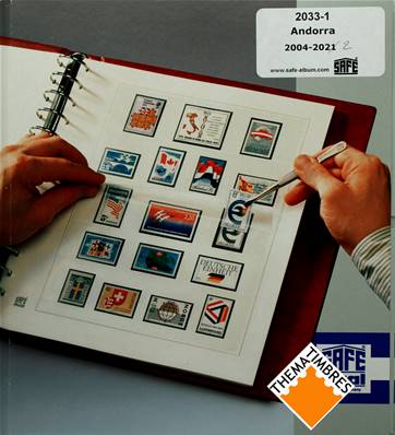 Feuilles Andorre Francais 2004 à 2023 SAFE DUAL 2033-1