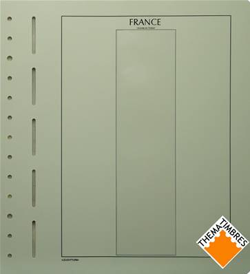 1 Feuille vierge pour carnet journee du timbre 237x58mm France Leuchtturm 336593