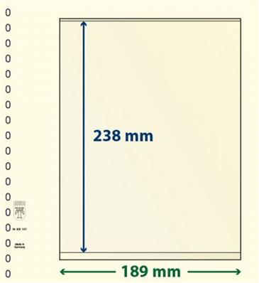 10 feuilles neutres LINDNER T 802107P