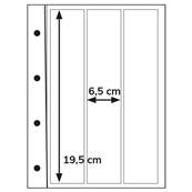 10 recharges Initia transparentes 3 bandes verticales Yvert et Tellier 24418