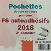 Pochettes 2e sem 2018 Futura FS autoadhesifs Yvert & Tellier 133374