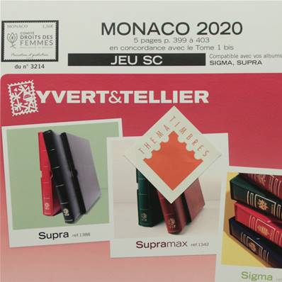 Jeu Monaco SC 2020 Yvert et Tellier 135407