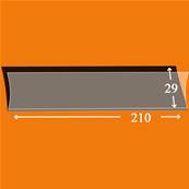 25 bandes 210 mm x 29 mm simple soudure fond noir Yvert 18029