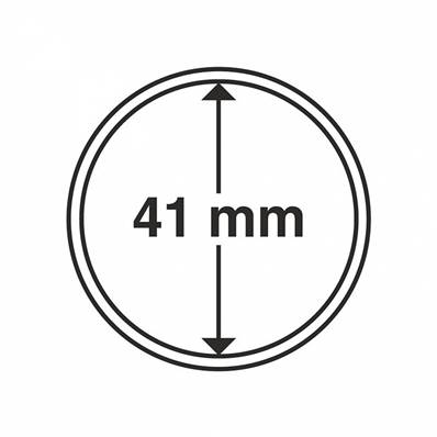 10 Capsules 41 mm pour pieces Leuchtturm GRIPS 41 334928