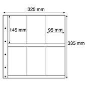 5 feuilles CPA Verticales transparentes Leuchtturm MAX6C 317215