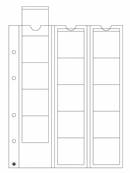 5 Feuilles monnaies Optima 42 à 15 cases de 42mm M15 Leuchtturm 338032