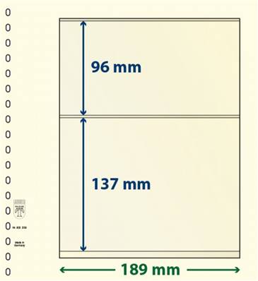 10 feuilles neutres LINDNER T 802209P