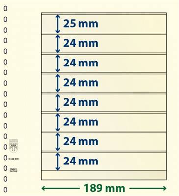 10 feuilles neutres LINDNER T 802800P