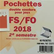 Pochettes 2e semestre 2018 pour Futura FS FO Yvert et Tellier 133375