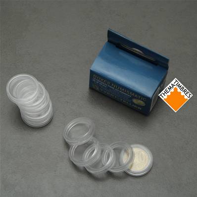 10 capsules 20 mm pour pieces 10 cent euro Yvert et Tellier 310123