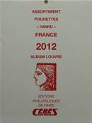 Jeu de pochettes pour feuilles France 2012 Album Louvre Edition Ceres HBA12