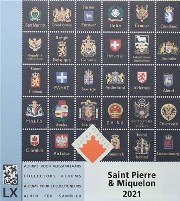 Feuilles Luxe Saint Pierre & Miquelon 2021 DAVO 4051