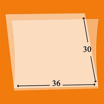 50 pochettes ID H7041 simple soudure fond transparent 36 x 30 mm ID213