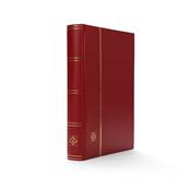 classeur pour timbres 64 pages blanches BASIC W64 rouge Leuchtturm 316445
