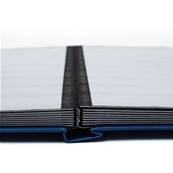classeur pour timbres 32 pages noires BASIC S32 bleu Leuchtturm 337308