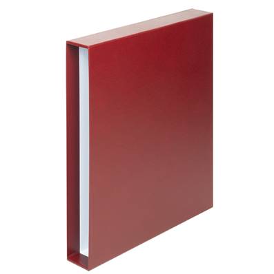 Boitier de protection bordeaux pour reliure standard 810BY-W LINDNER