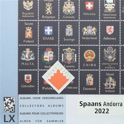 Feuilles Luxe ANDORRE Espagnol 2022 DAVO 1452