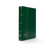 classeur pour timbres 64 pages blanches BASIC W64 vert Leuchtturm 317477