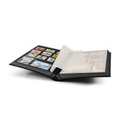 classeur pour timbres 64 pages noires BASIC S64 noir Leuchtturm 321487