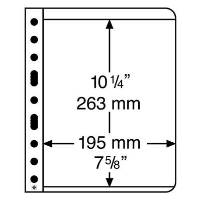 5 Feuilles transparentes Vario 1C Leuchtturm 318444