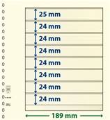 10 feuilles neutres LINDNER T 802800P