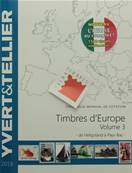 Catalogue des Timbres Europe vol 3 Hel. à Pays Bas 2019 Yvert et Tellier