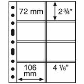 5 Feuilles Transparentes GRANDE 4CT Leuchtturm 360753