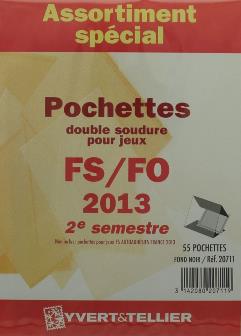 Assortiment pochettes 2e semestre 2013 pour Futura FS FO Yvert et Tellier 20711